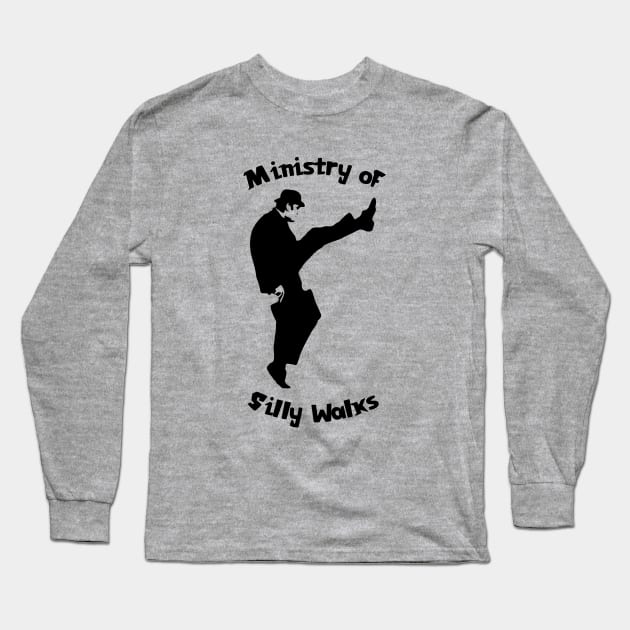 Ministry of Silly Walks Long Sleeve T-Shirt by Zen Cosmos Official